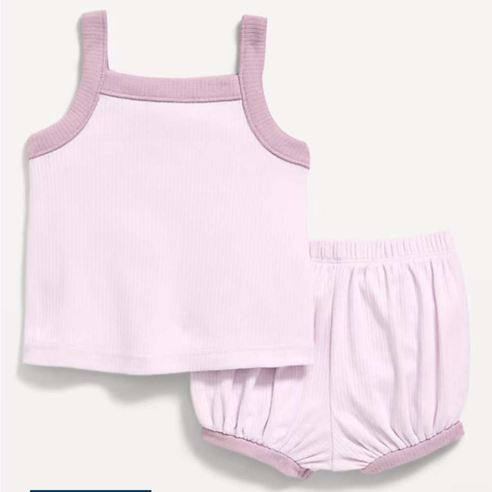 Old Navy Ribbed Cami Tank and Shorts Set